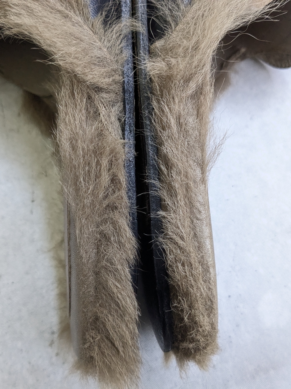 Gucci Princetown Horsebit Loafers Black Snake Fur Leather Mules - Picture 7 of 14